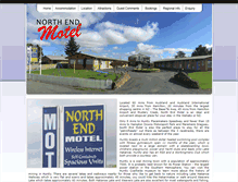 Tablet Screenshot of northendmotel.co.nz